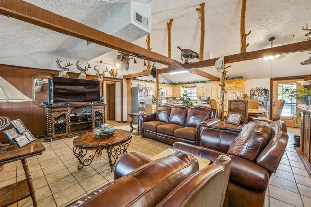 a outdoor living space with patio furniture