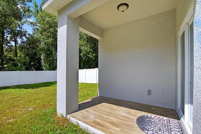 a view of an outdoor space and deck view
