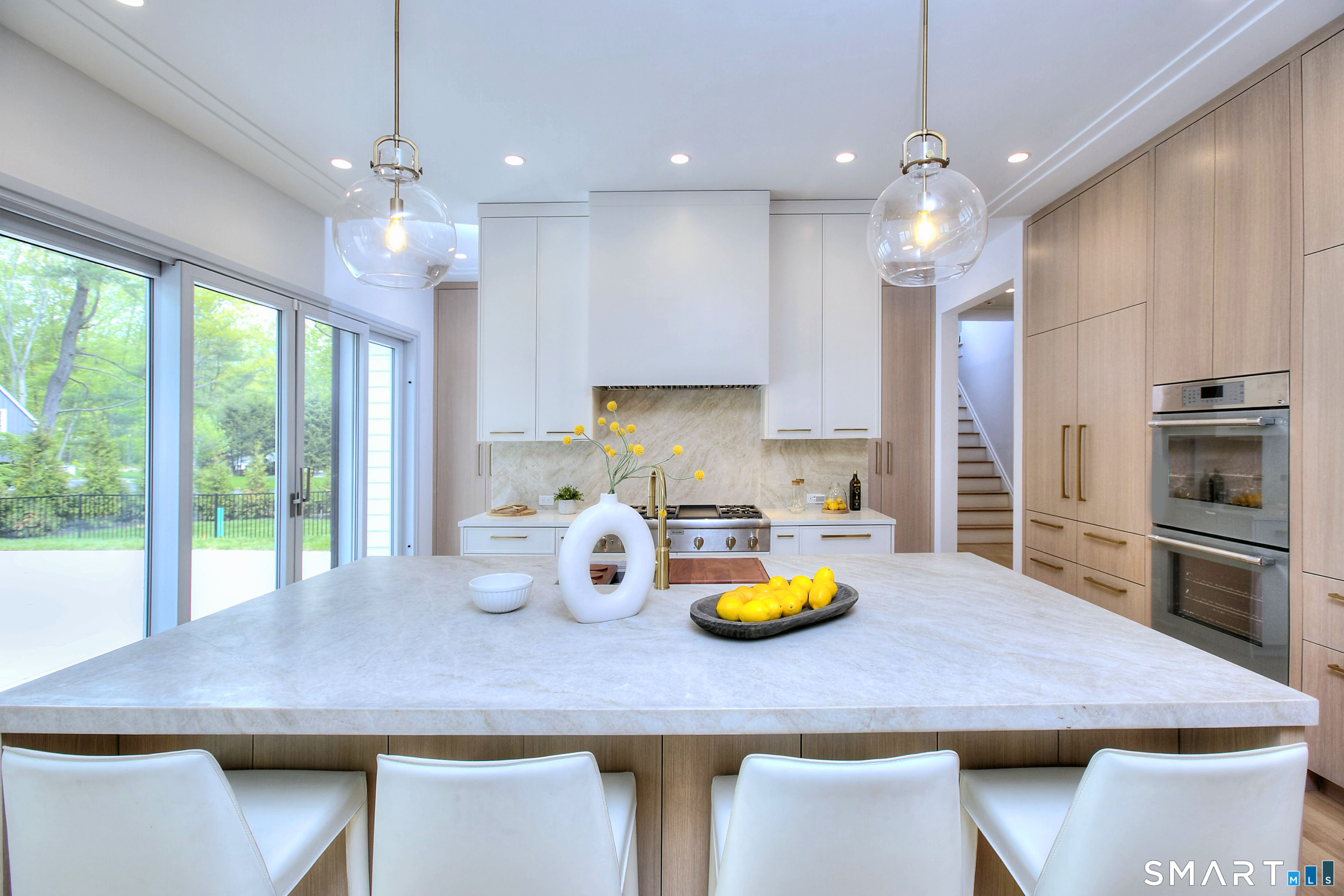159 Easton Road Westport, CT 06880 - Photo 14 of 40 The oversized island has a two inch quartzite countertop. Just lovely.
