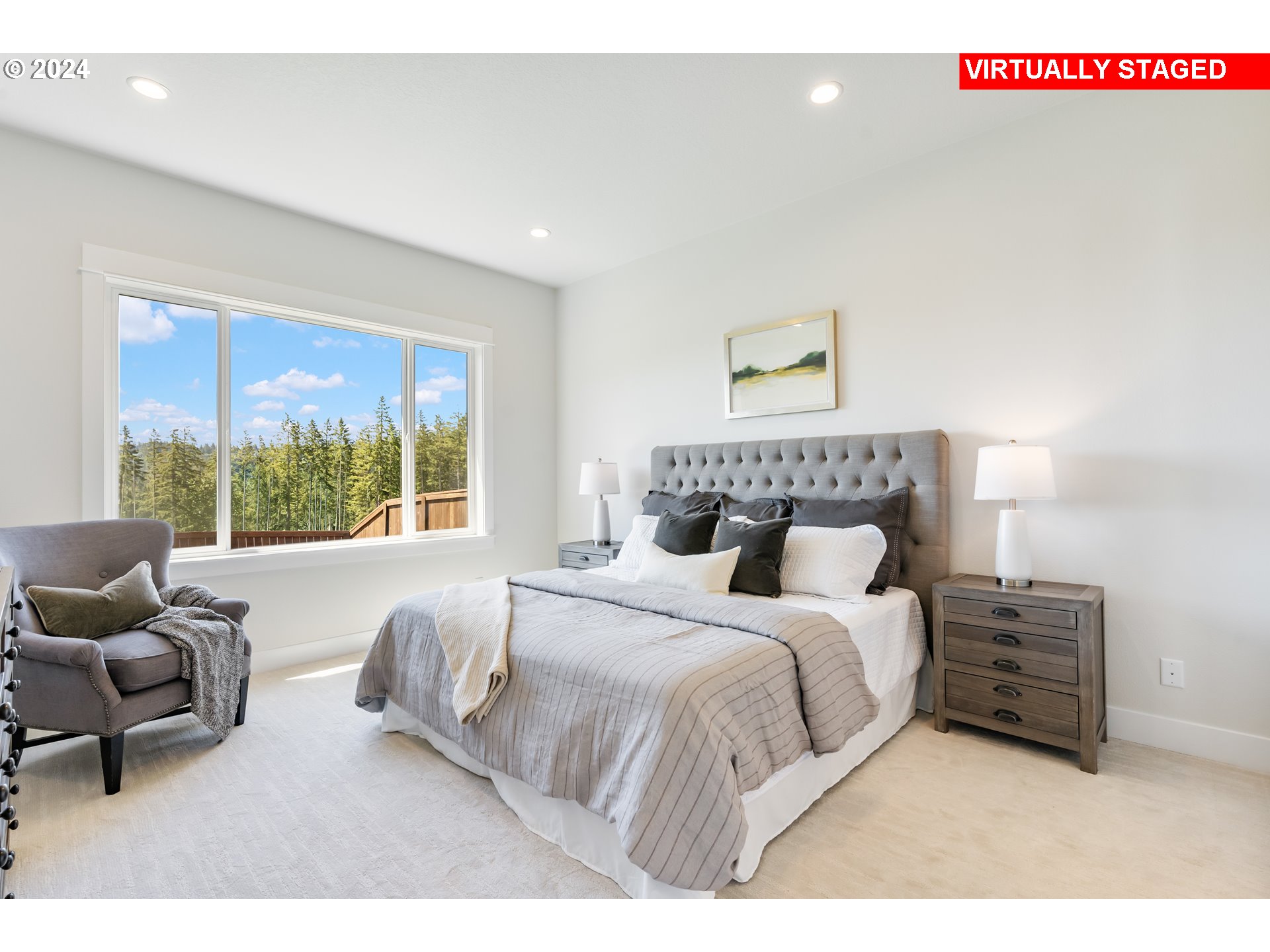 2784 North 49th Avenue Camas, WA 98607 - Photo 12 of 28 a bedroom with a bed couch and window