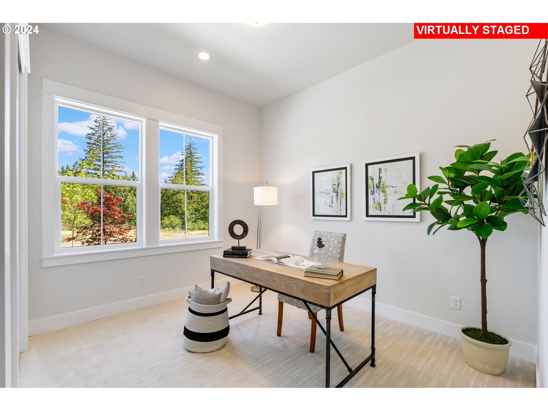 2784 North 49th Avenue Camas, WA 98607 - Photo 21 of 28 a living room with furniture and a potted plant