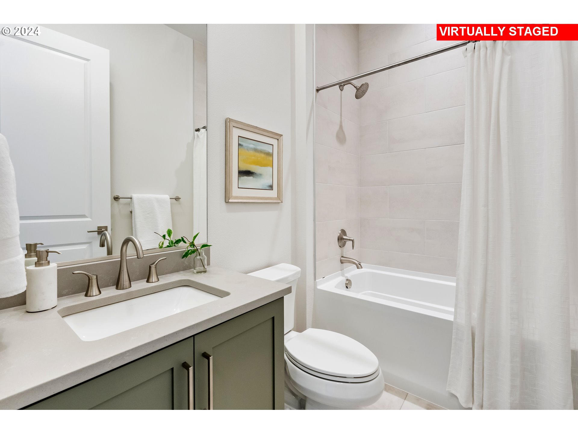 2784 North 49th Avenue Camas, WA 98607 - Photo 23 of 28 a bathroom with a sink a toilet and a bathtub