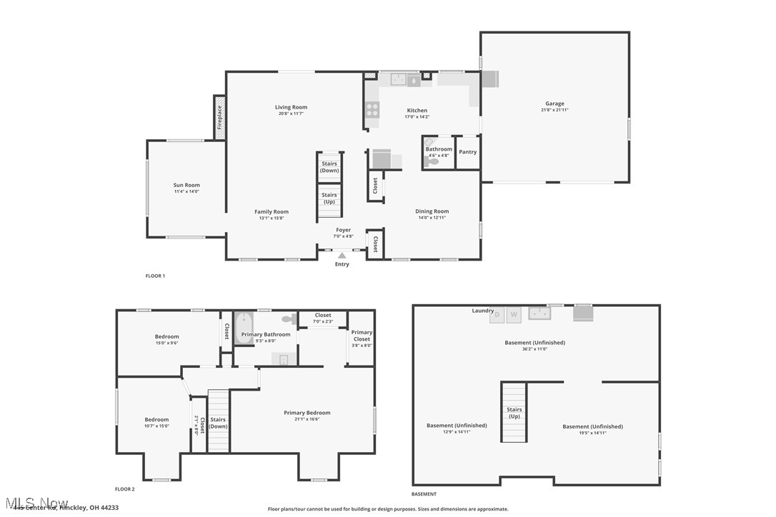 445 Center Road Hinckley, OH 44233 - Photo 50 of 50 View of floor plan / room layout