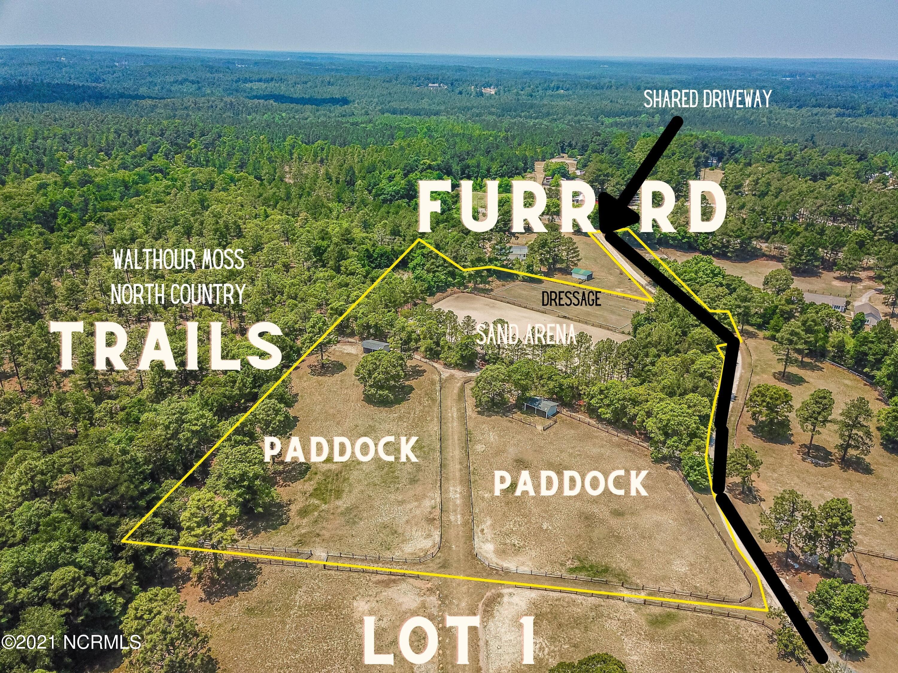 377 Furr Road Vass, NC 28394 - Photo 2 of 11 2 Fenced Paddocks with 2 Run ins!!