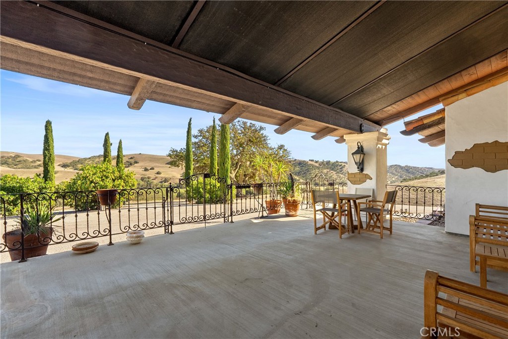 77620 Lowes Canyon Road San Miguel, CA 93451 - Photo 23 of 66 a view of a chairs and table in the balcony