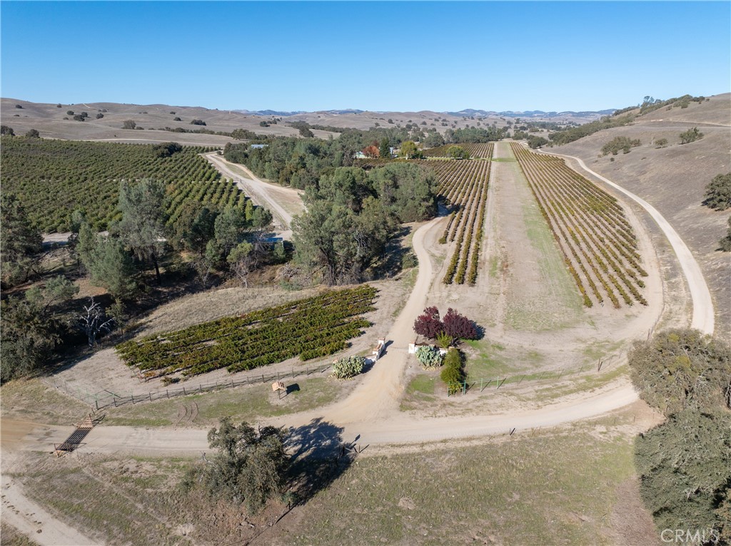 77620 Lowes Canyon Road San Miguel, CA 93451 - Photo 30 of 56 an aerial view of a house with a yard