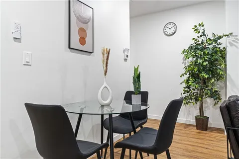 a kitchen with a sink and stove