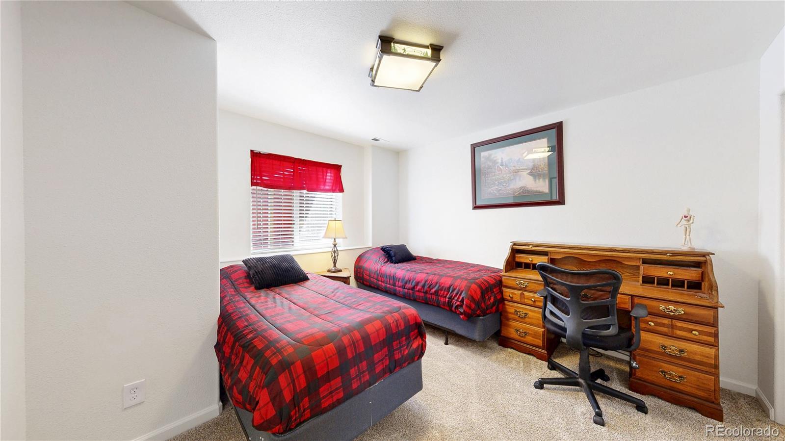 225 Rd P62 Bailey, CO 80421 - Photo 22 of 49 a bedroom with two beds and a desk