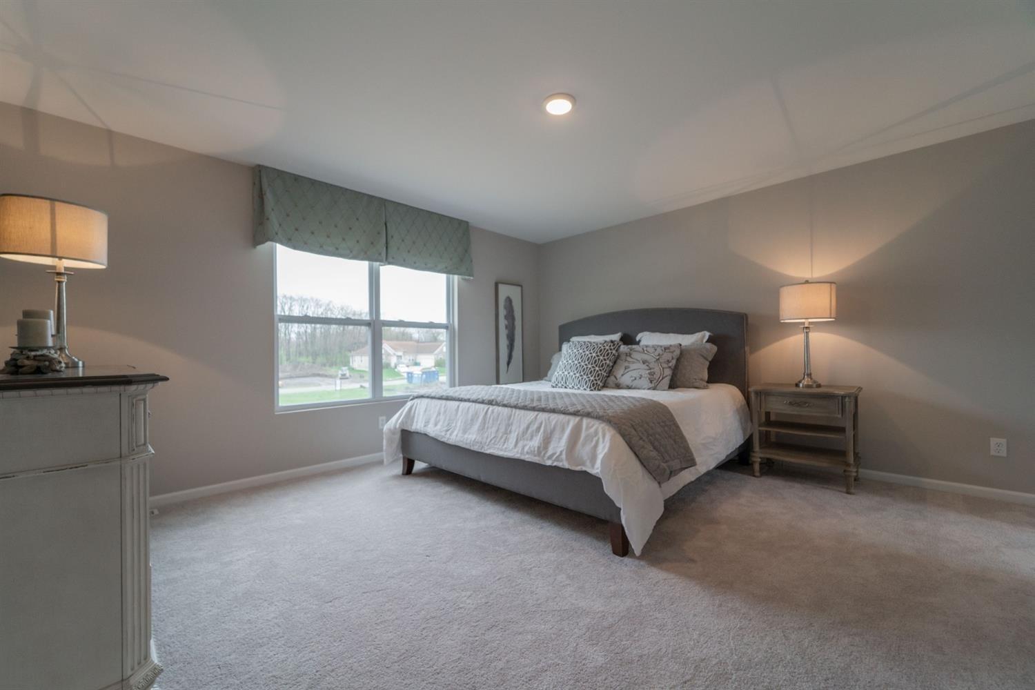 8665 Burr Rdg Circle Crown Point, IN 46307 - Photo 16 of 21 a bedroom with a bed and a lamp