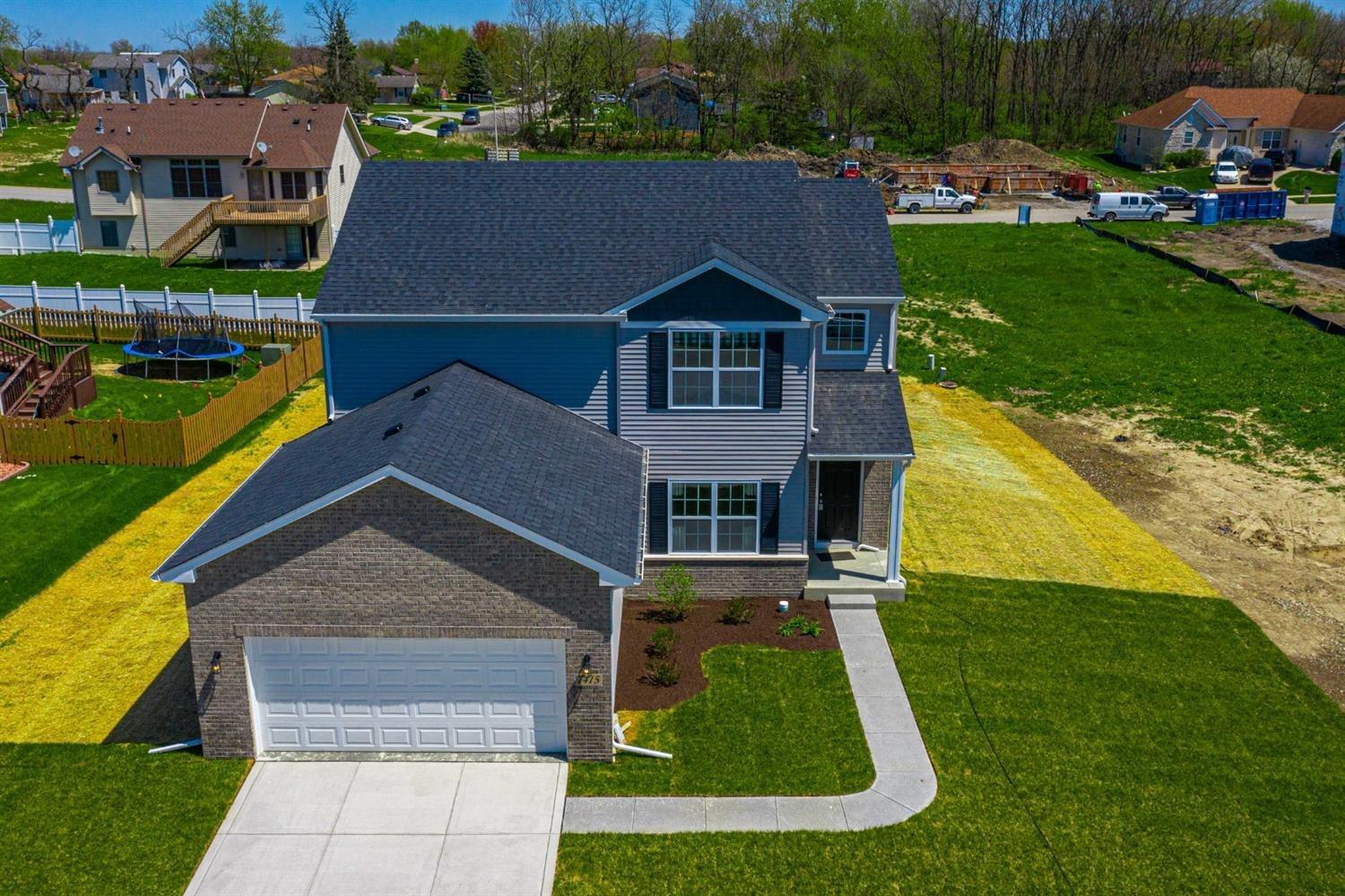 8665 Burr Rdg Circle Crown Point, IN 46307 - Photo 2 of 21 an aerial view of a house