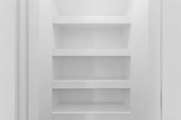 a close view of closet