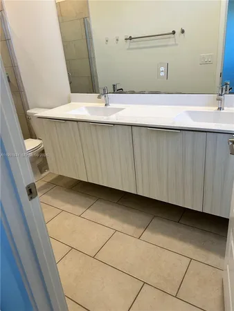 a close view of sink