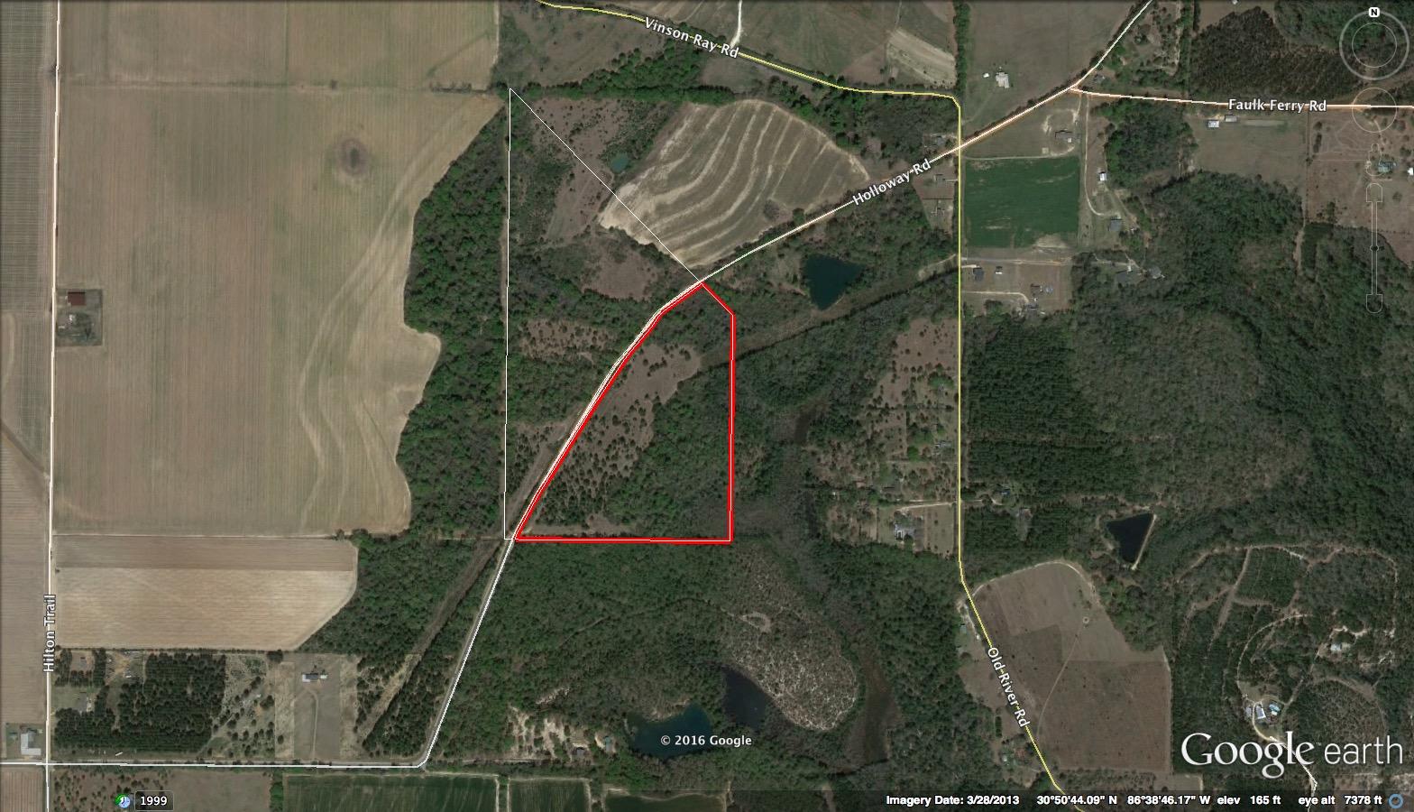 28.66-ac Holloway Road Baker, FL 32531 - Photo 3 of 8 28 AC Holloway Rd Aerial