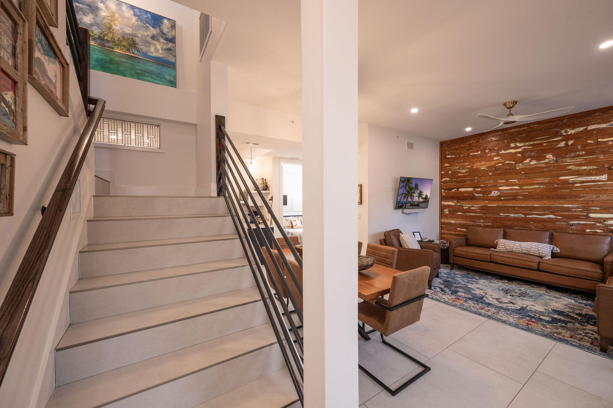 927 Thomas Street, Unit 2 Key West, FL 33040 - Photo 24 of 46 Custom Staircase