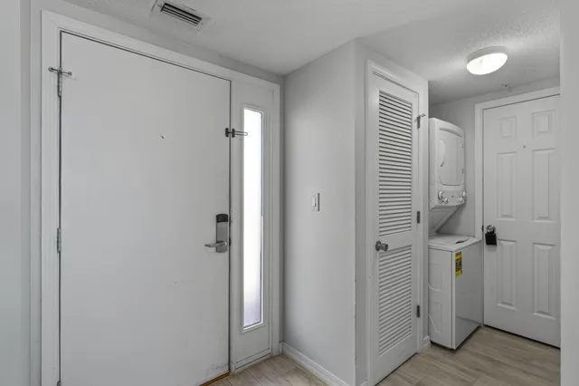 a view of a bathroom with a shower