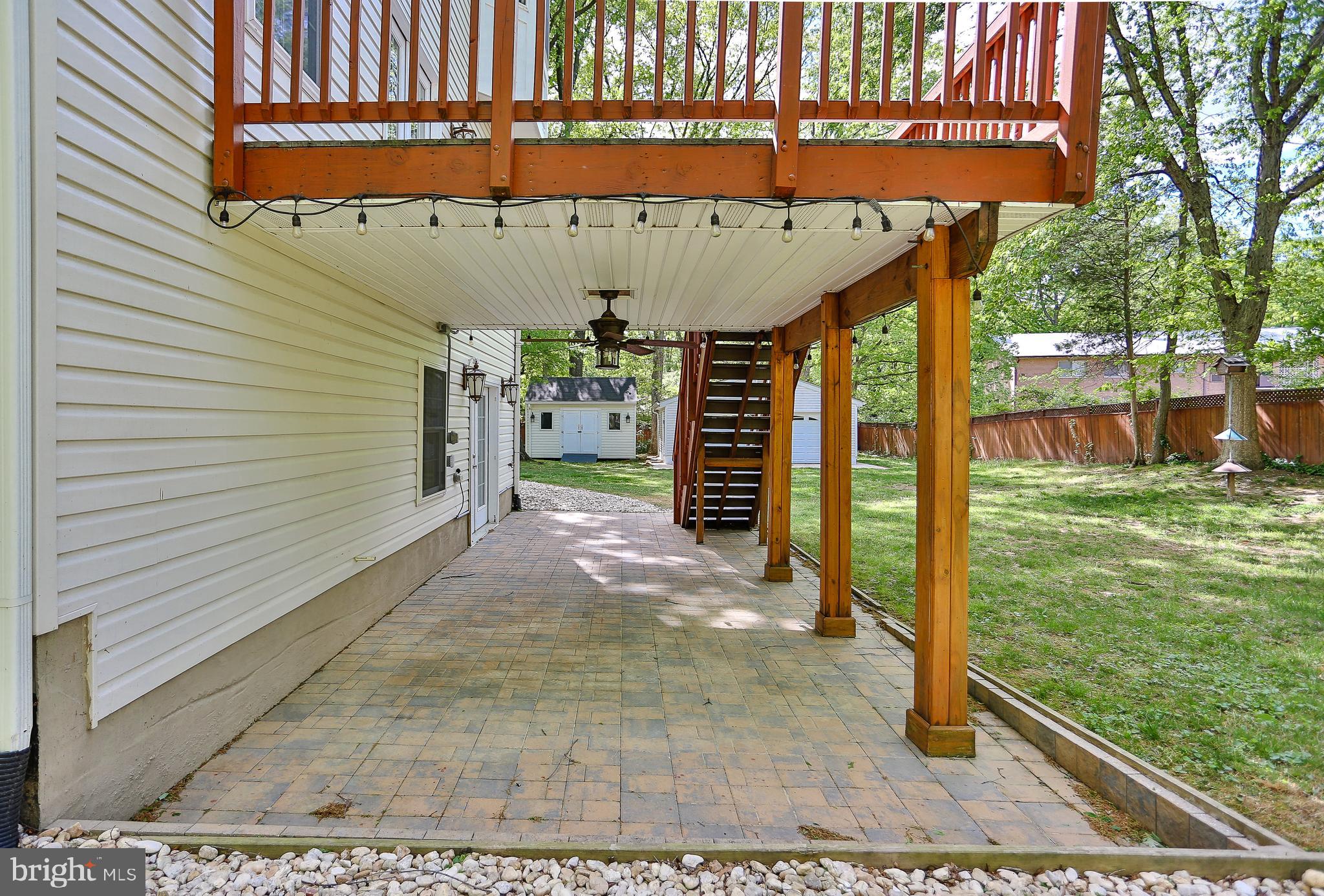 7215 Tanager Street Springfield, VA 22150 - Photo 43 of 43 Covered Patio under Deck