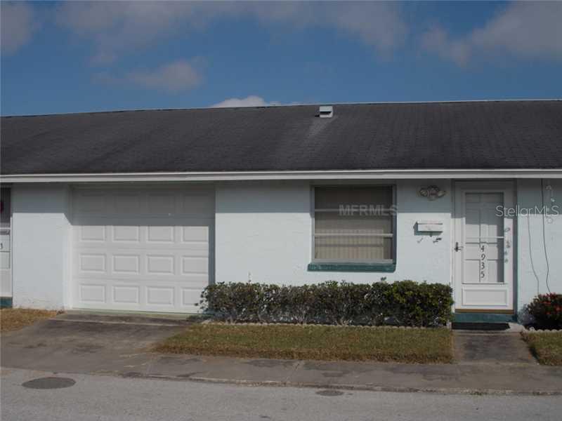 4935 Getner Street New Port Richey, FL 34652 - Photo 1 of 1 Exterior Front - Move in Ready!! 2 Bedroom Villa with Garage!