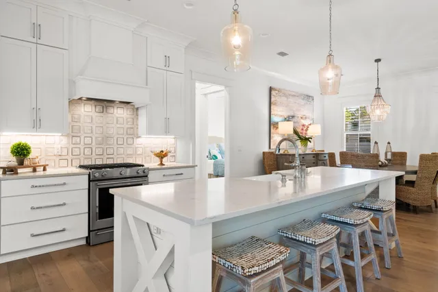 a view of field with trees in the background