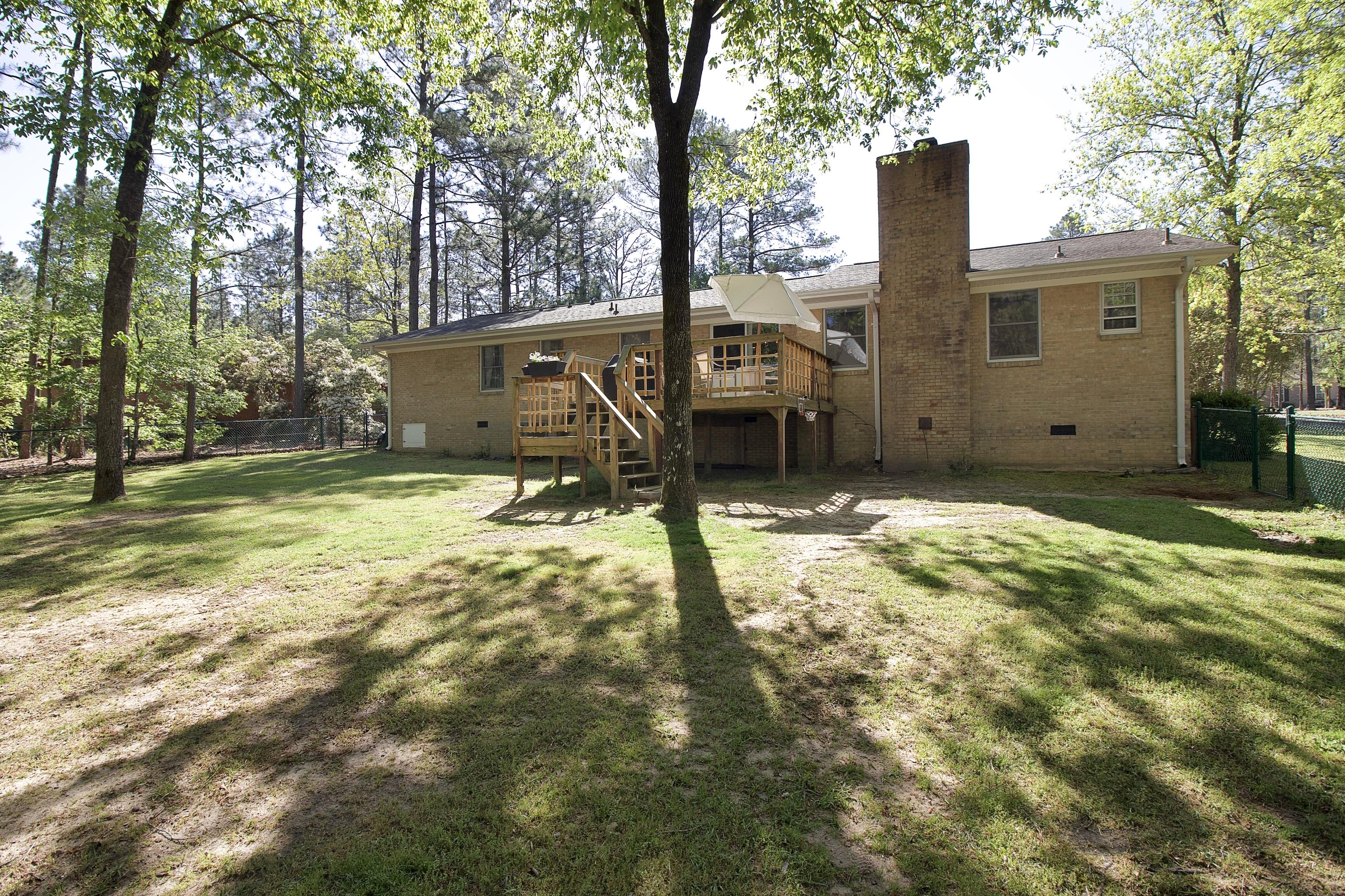 1212 Rays Bridge Road Whispering Pines, NC 28327 - Photo 38 of 42 Back of Home