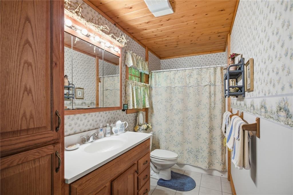 46 Spartan Lane Rabun Gap, GA 30568 - Photo 36 of 89 a bathroom with a sink toilet and shower