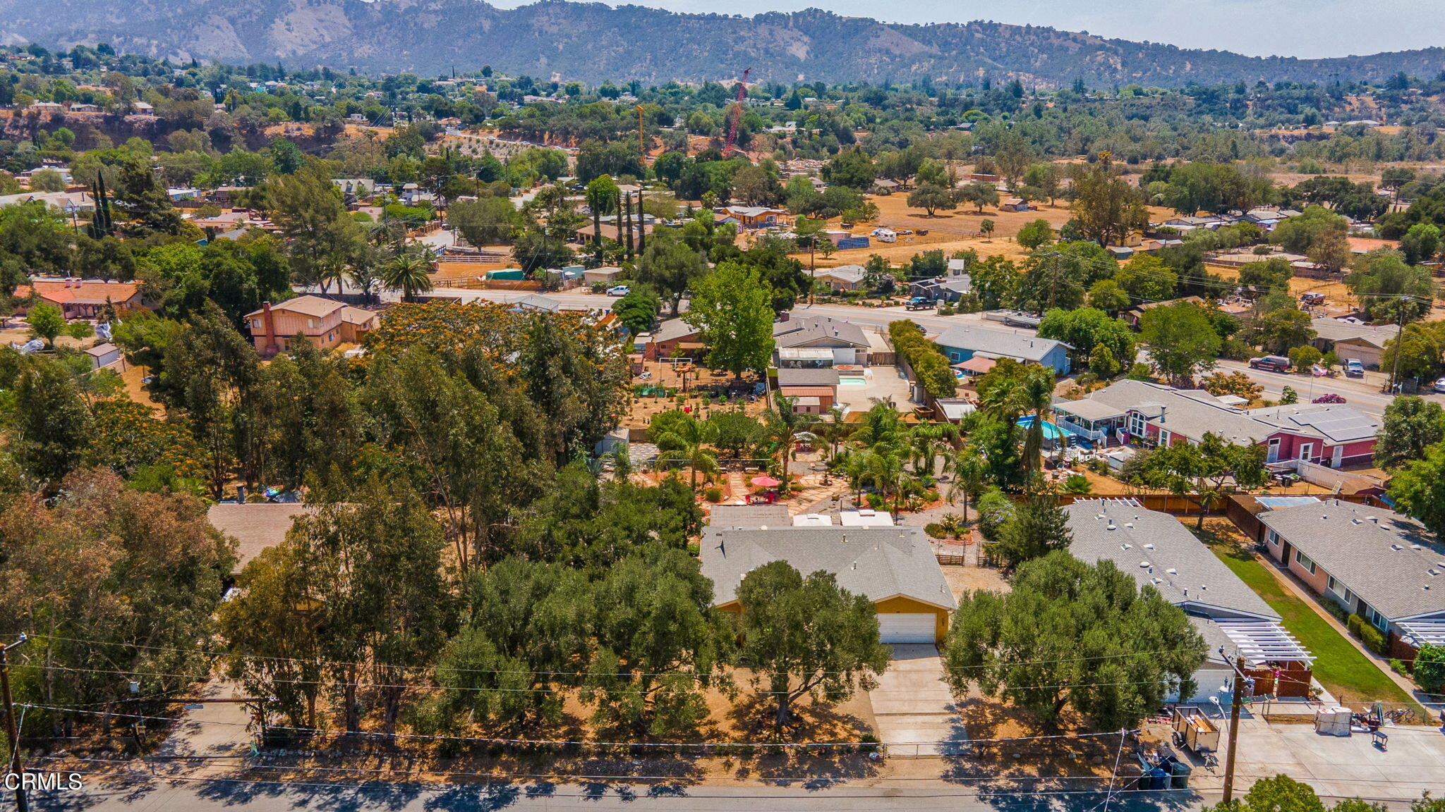 52 Grapevine Road Oak View, CA 93022 - Photo 42 of 52 an aerial view of city sand dunes and trees