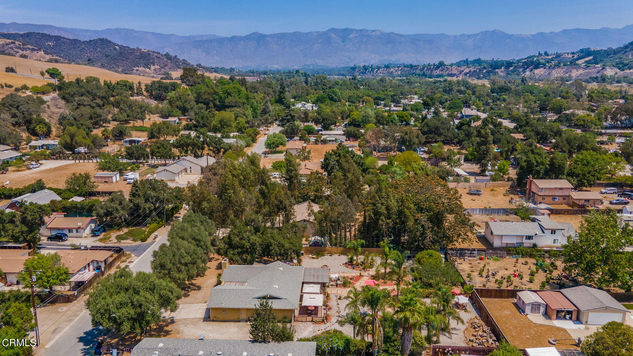 52 Grapevine Road Oak View, CA 93022 - Photo 51 of 52 an aerial view of residential houses and outdoor space
