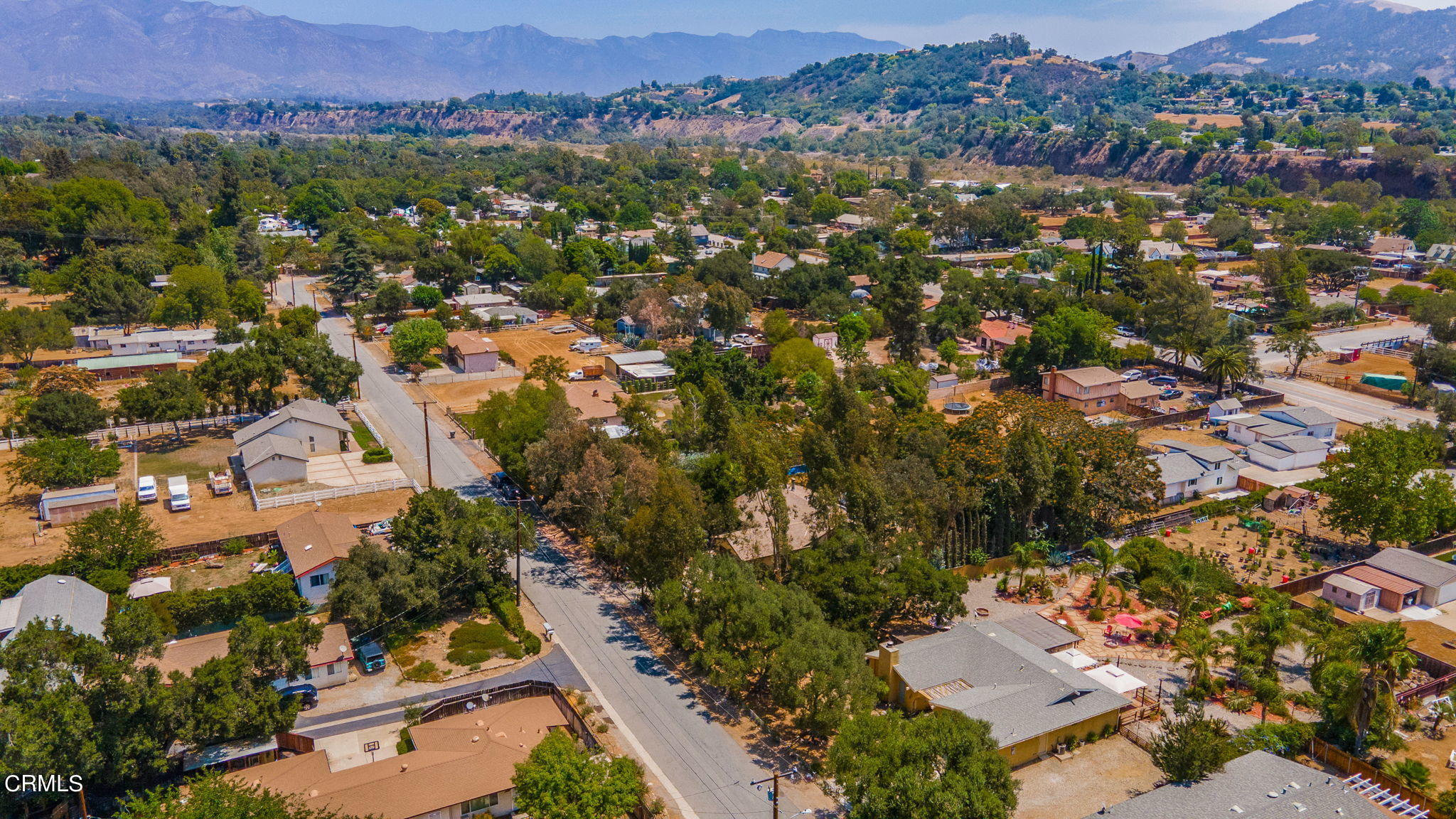 52 Grapevine Road Oak View, CA 93022 - Photo 52 of 52 an aerial view of a city with lots of residential buildings