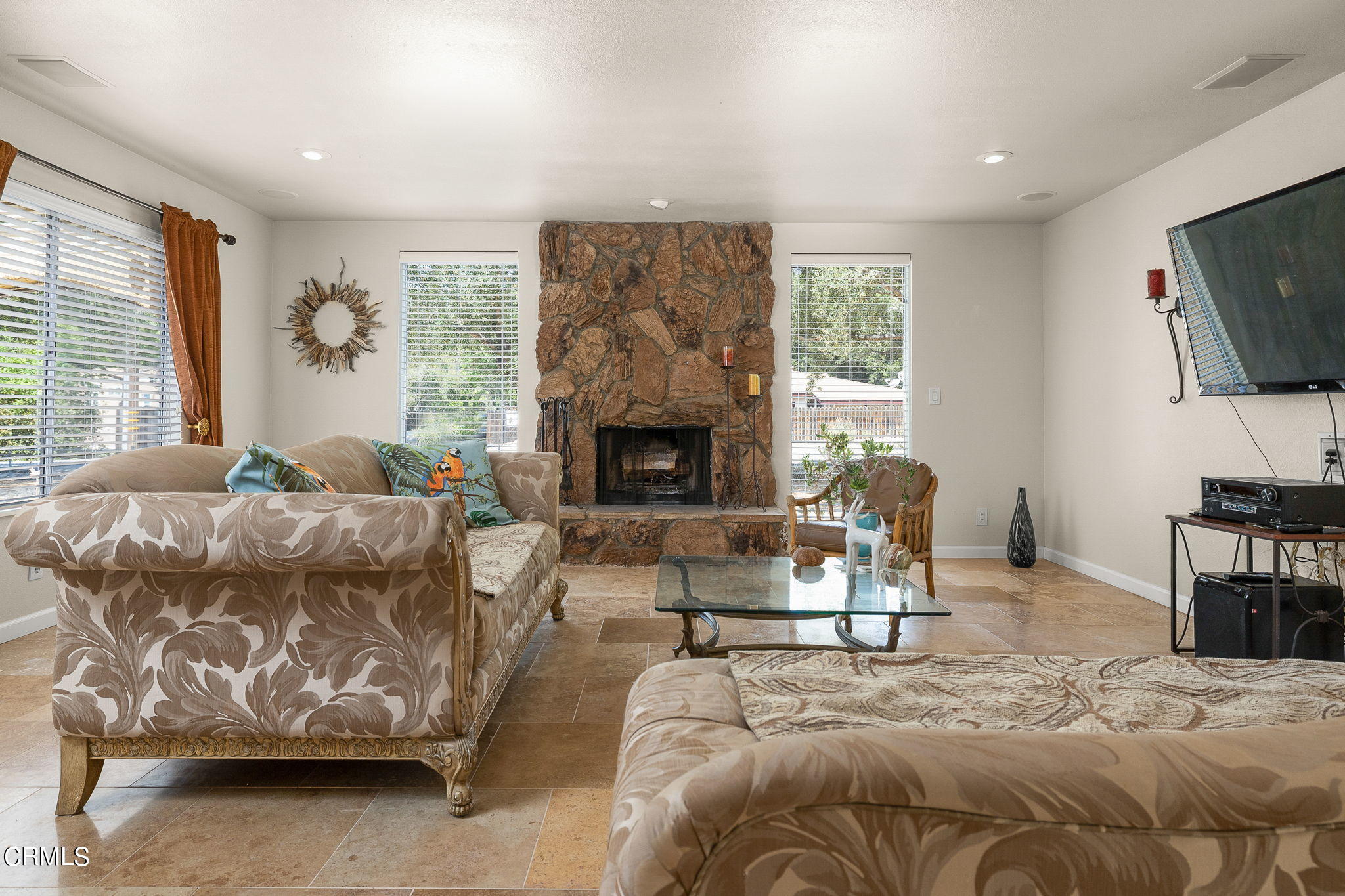 52 Grapevine Road Oak View, CA 93022 - Photo 8 of 52 a living room with furniture fireplace and window
