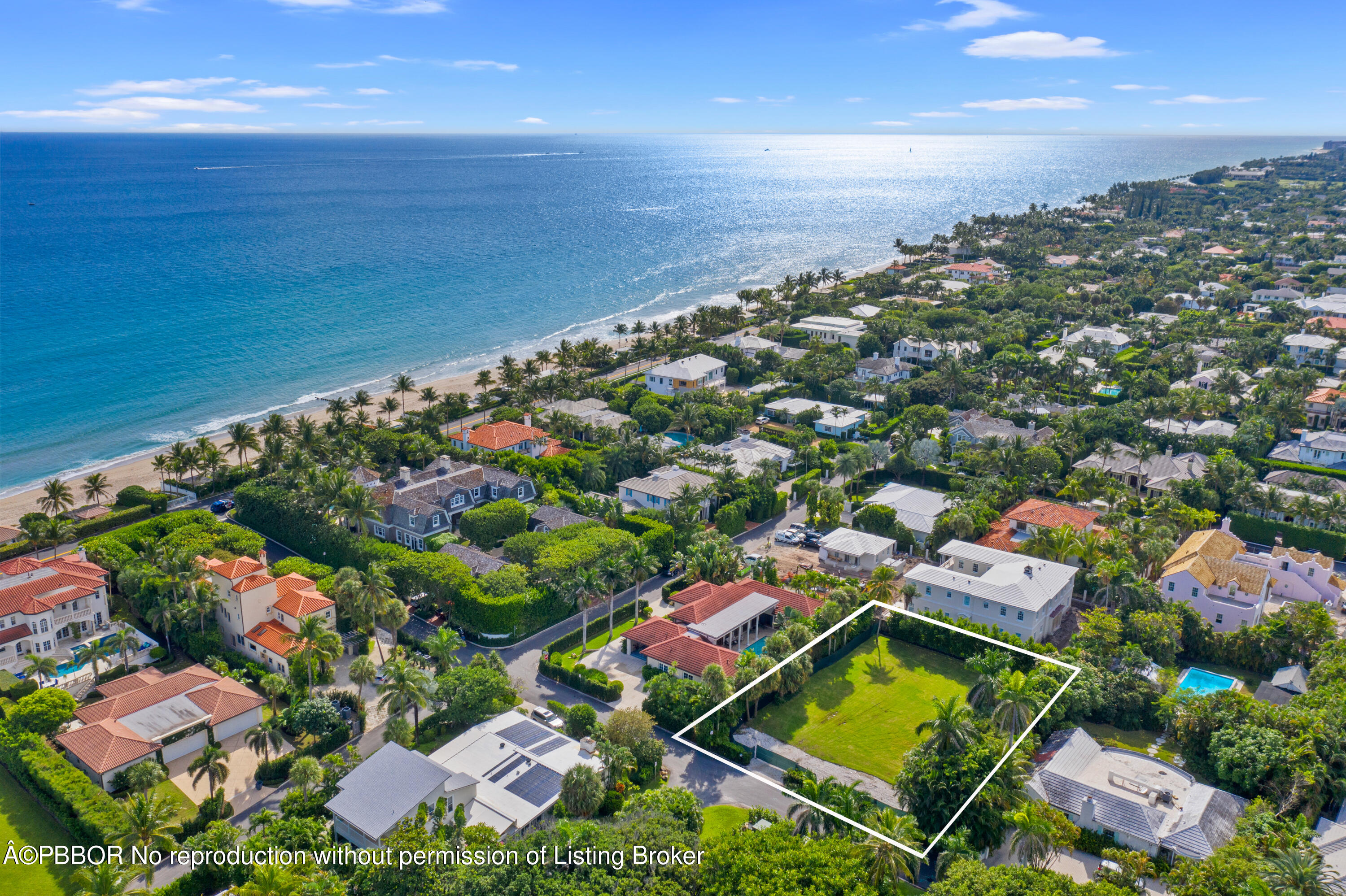 210 Palmo Way Palm Beach, FL 33480 - Photo 1 of 9 an aerial view of residential houses with outdoor space and ocean