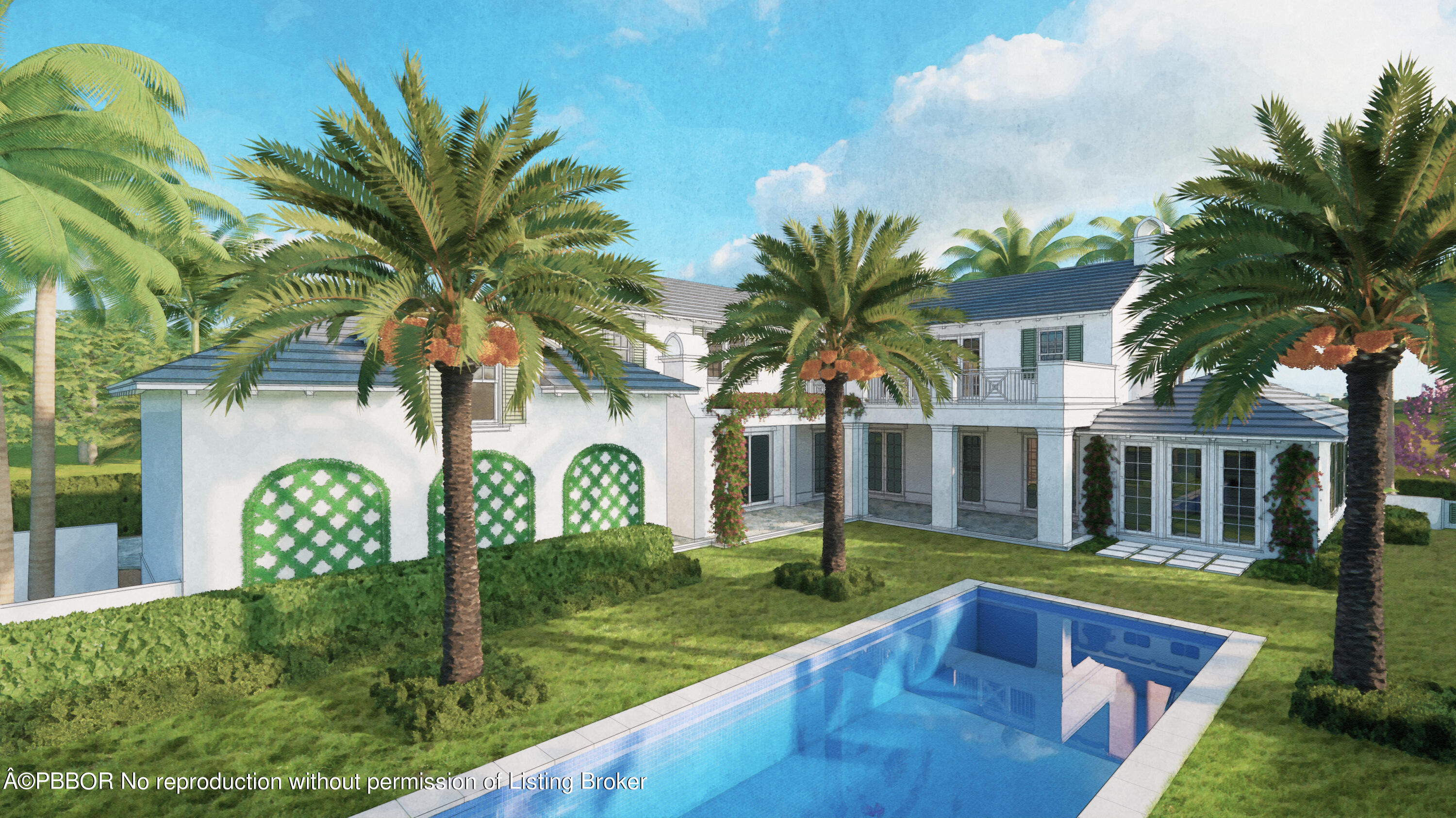 210 Palmo Way Palm Beach, FL 33480 - Photo 6 of 9 a front view of a house with garden
