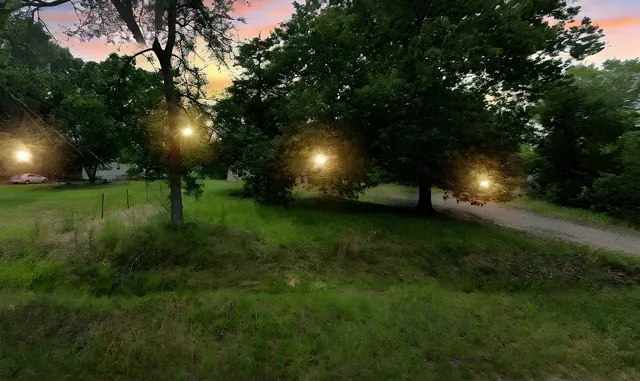 a view of a green field