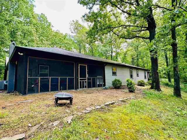 a house with a outdoor space