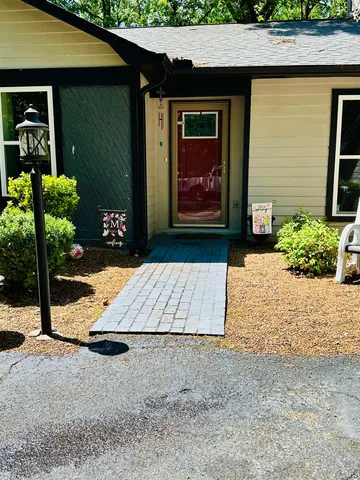 a view of a entryway door