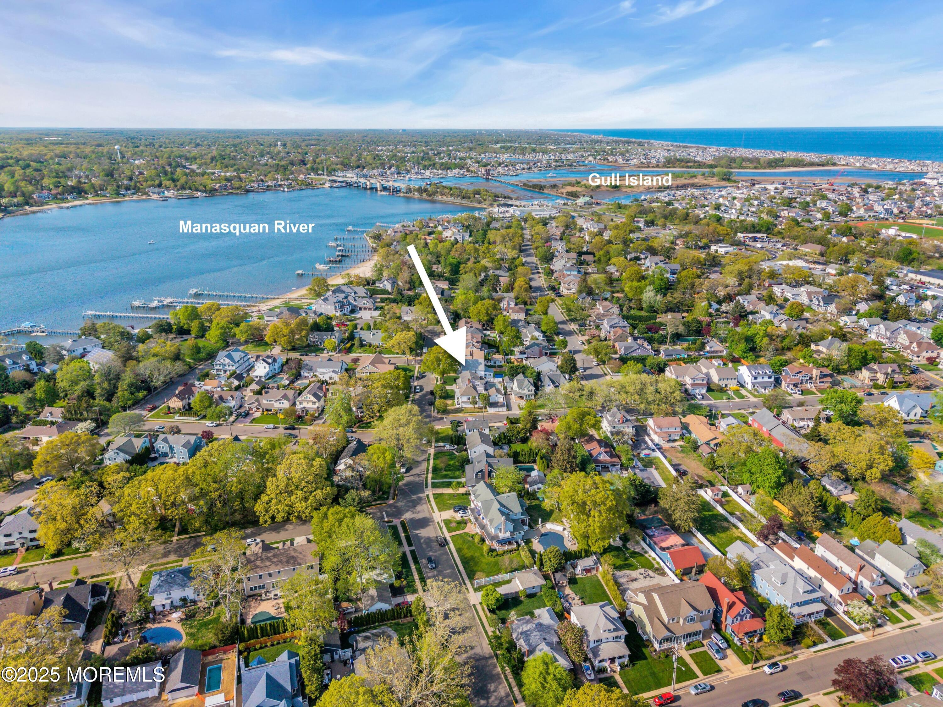 312 Woodland Road Point Pleasant Beach, NJ 08742 - Photo 43 of 52 an aerial view of multiple house