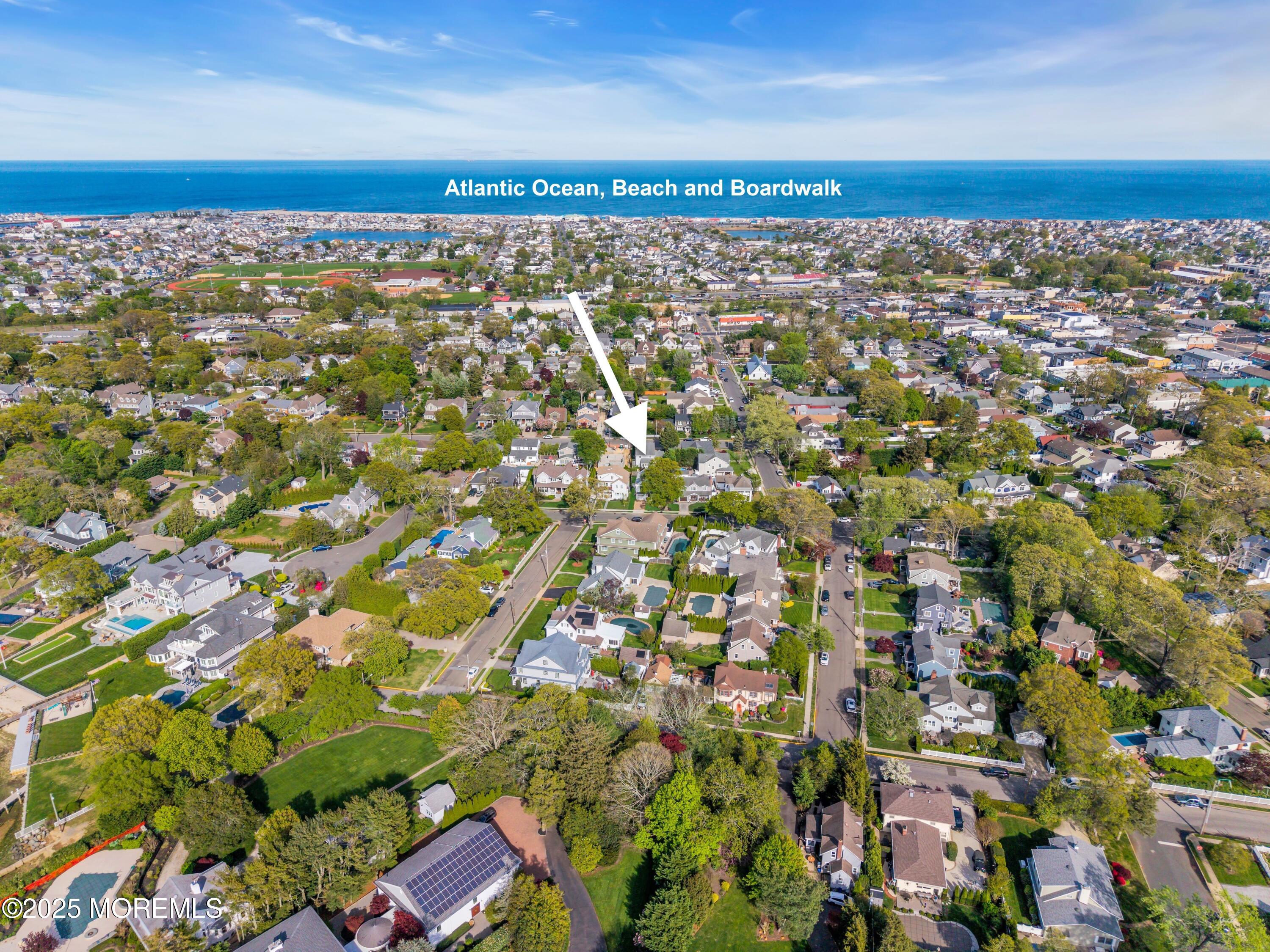 312 Woodland Road Point Pleasant Beach, NJ 08742 - Photo 46 of 52 view of an outdoor space and a lake view