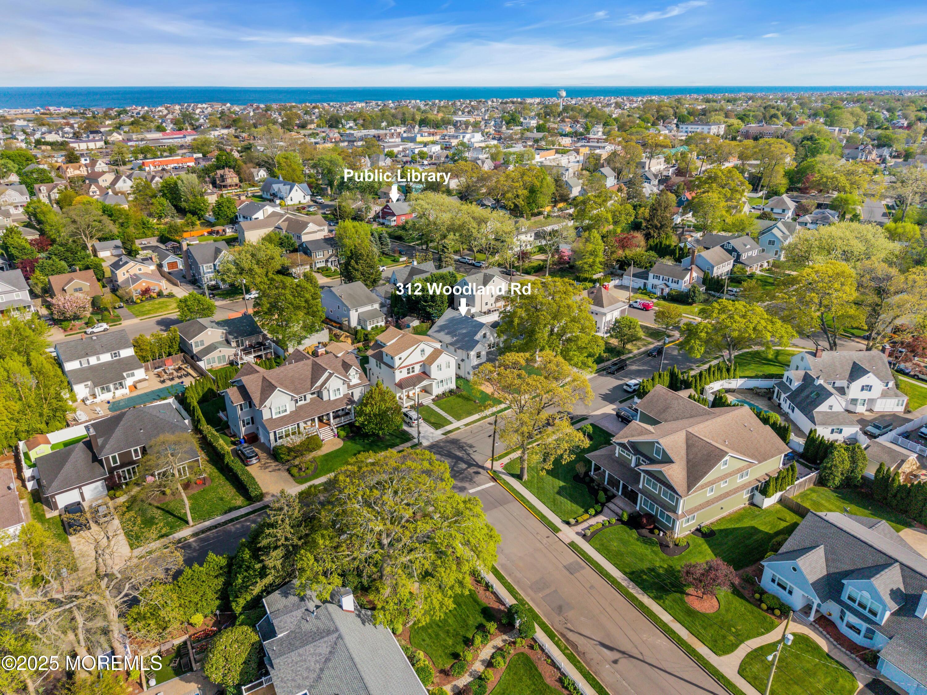 312 Woodland Road Point Pleasant Beach, NJ 08742 - Photo 47 of 52 an aerial view of residential houses with outdoor space