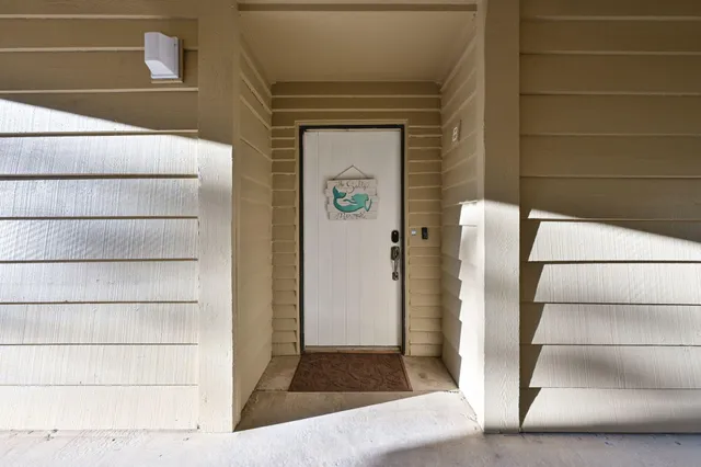 a view of front door