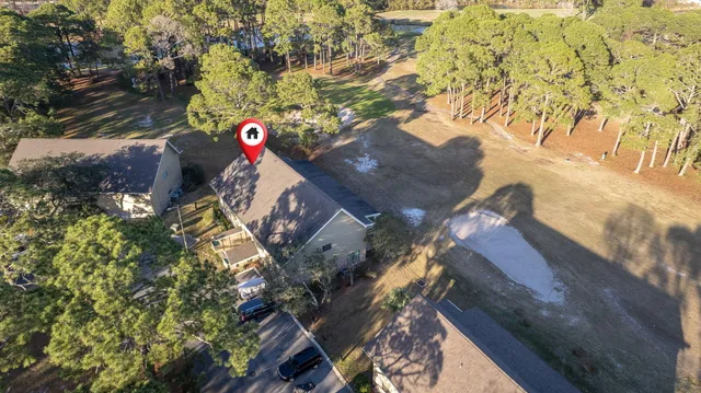 a view of a volley ball court