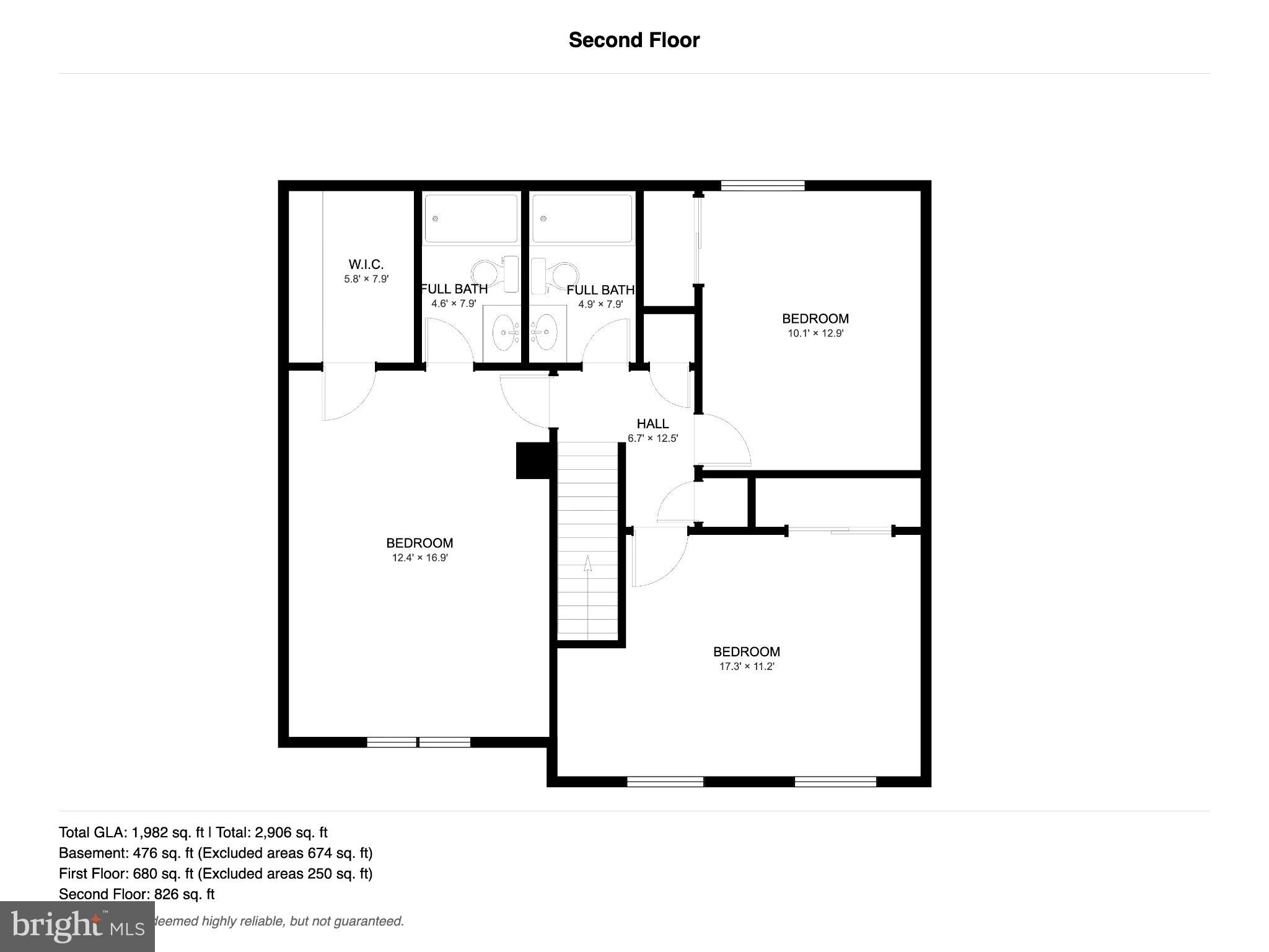 387 Oneida Drive Reading, PA 19608 - Photo 26 of 27 Spacious second-floor layout design.