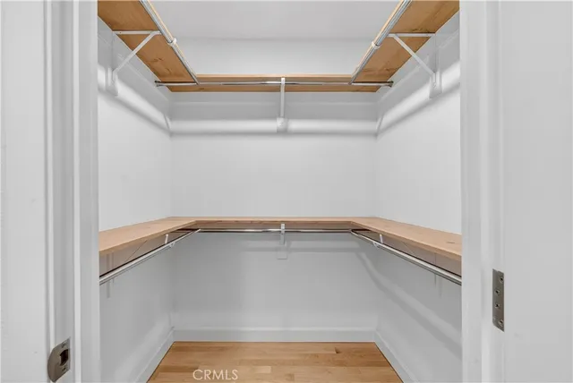 a view of a room with rack on the wall