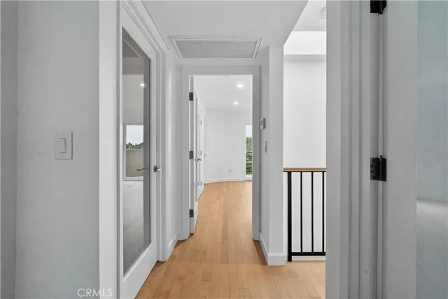 a view of a bathroom from the hallway