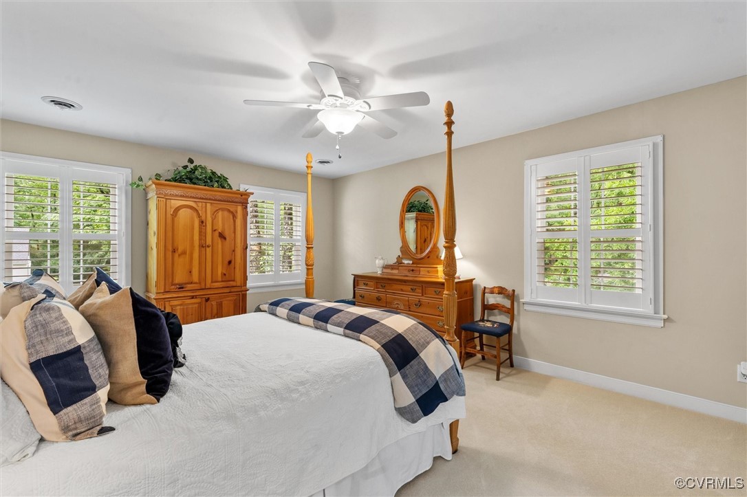 5911 Waters Edge Road Midlothian, VA 23112 - Photo 29 of 50 Primary Bedroom 2 featuring light colored carpet,