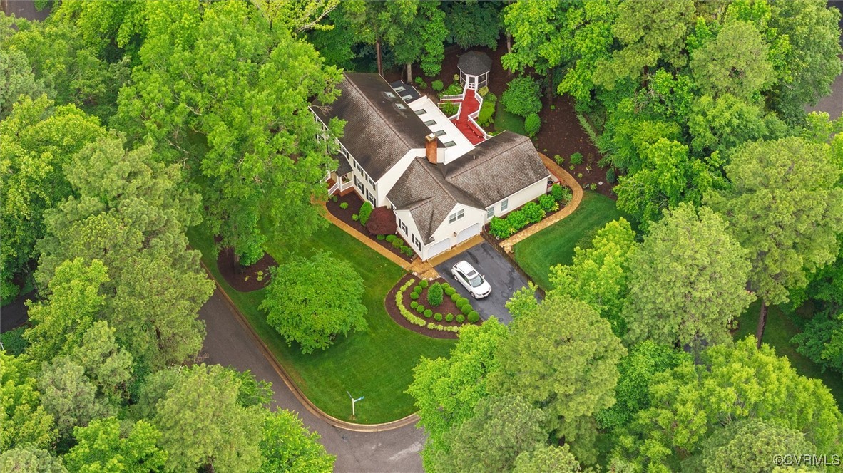 5911 Waters Edge Road Midlothian, VA 23112 - Photo 42 of 50 Aerial view of property and surrounding area