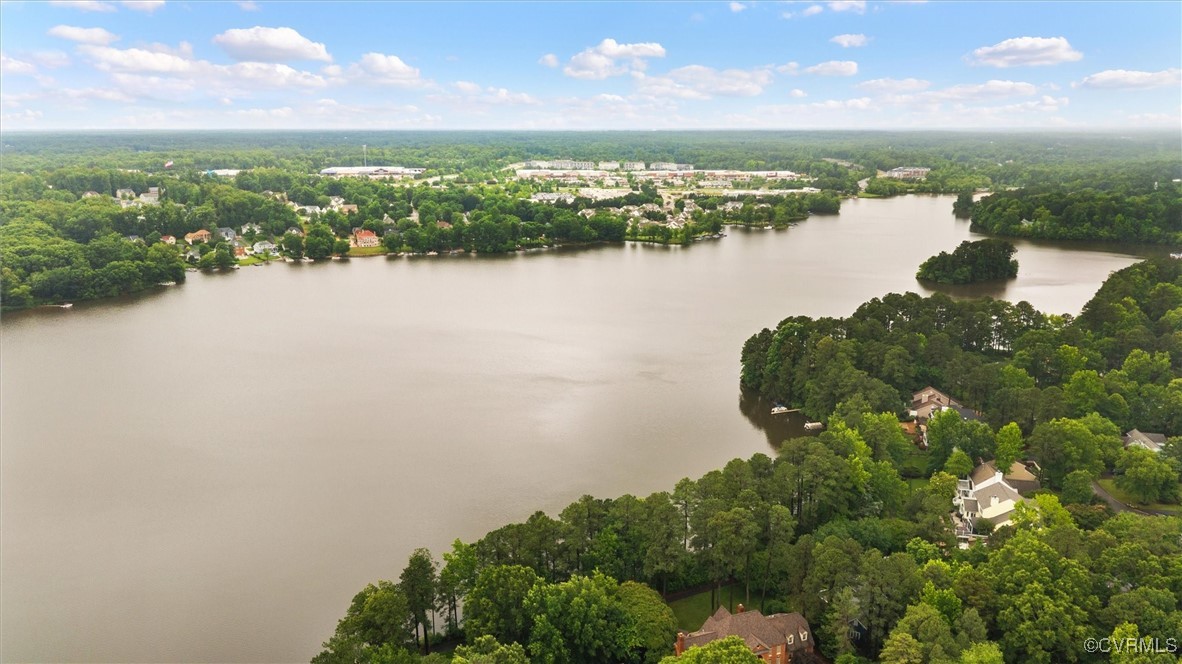 5911 Waters Edge Road Midlothian, VA 23112 - Photo 43 of 50 Bird's eye view of a large body of water and a for