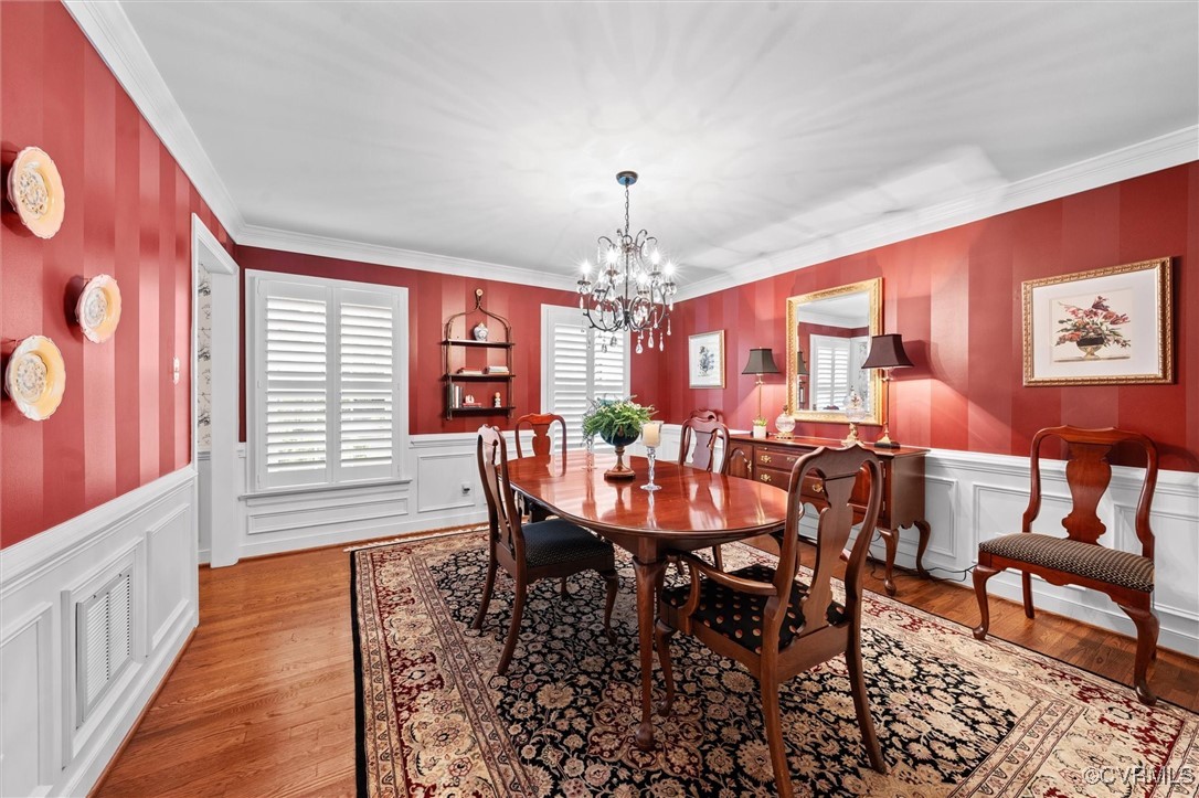 5911 Waters Edge Road Midlothian, VA 23112 - Photo 5 of 50 Dining area featuring plenty of natural light, a c
