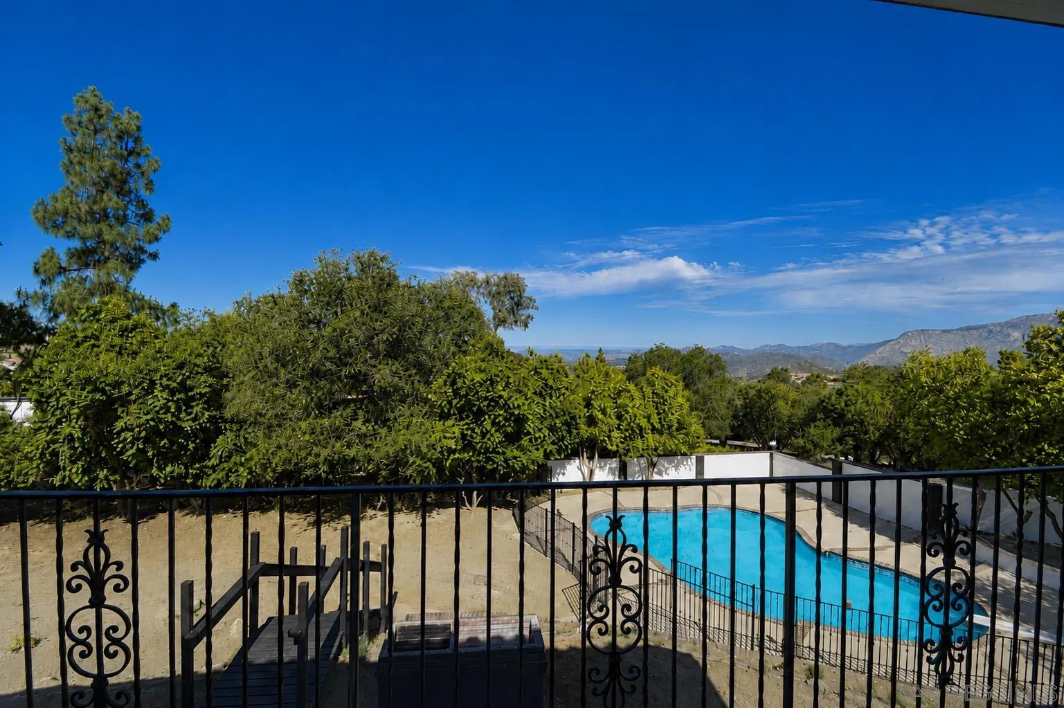 614 Sneath Way Alpine, CA 91901 - Photo 33 of 75 VIEW FROM BALCONY IN PRIMARY BEDROOM