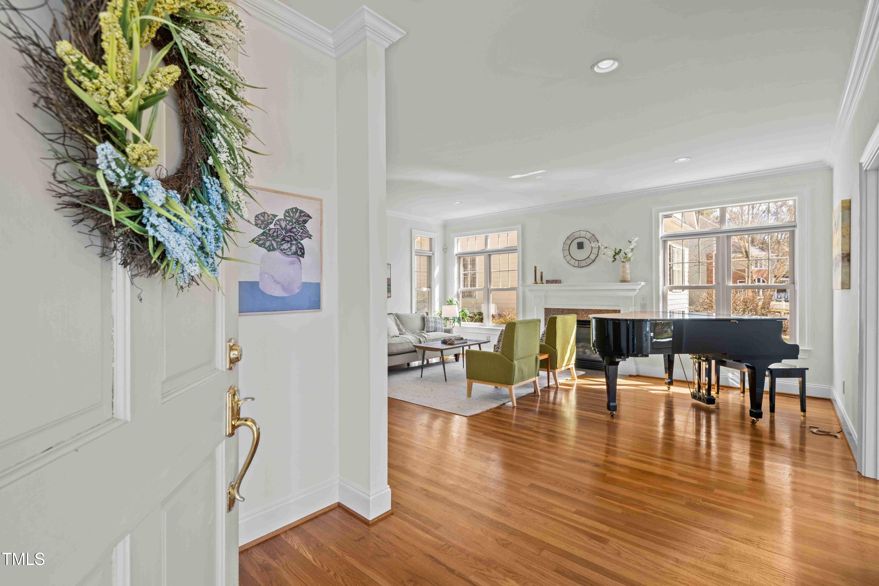 10040 Ward Chapel Hill, NC 27517 - Photo 2 of 56 a living room with furniture and a wooden floor