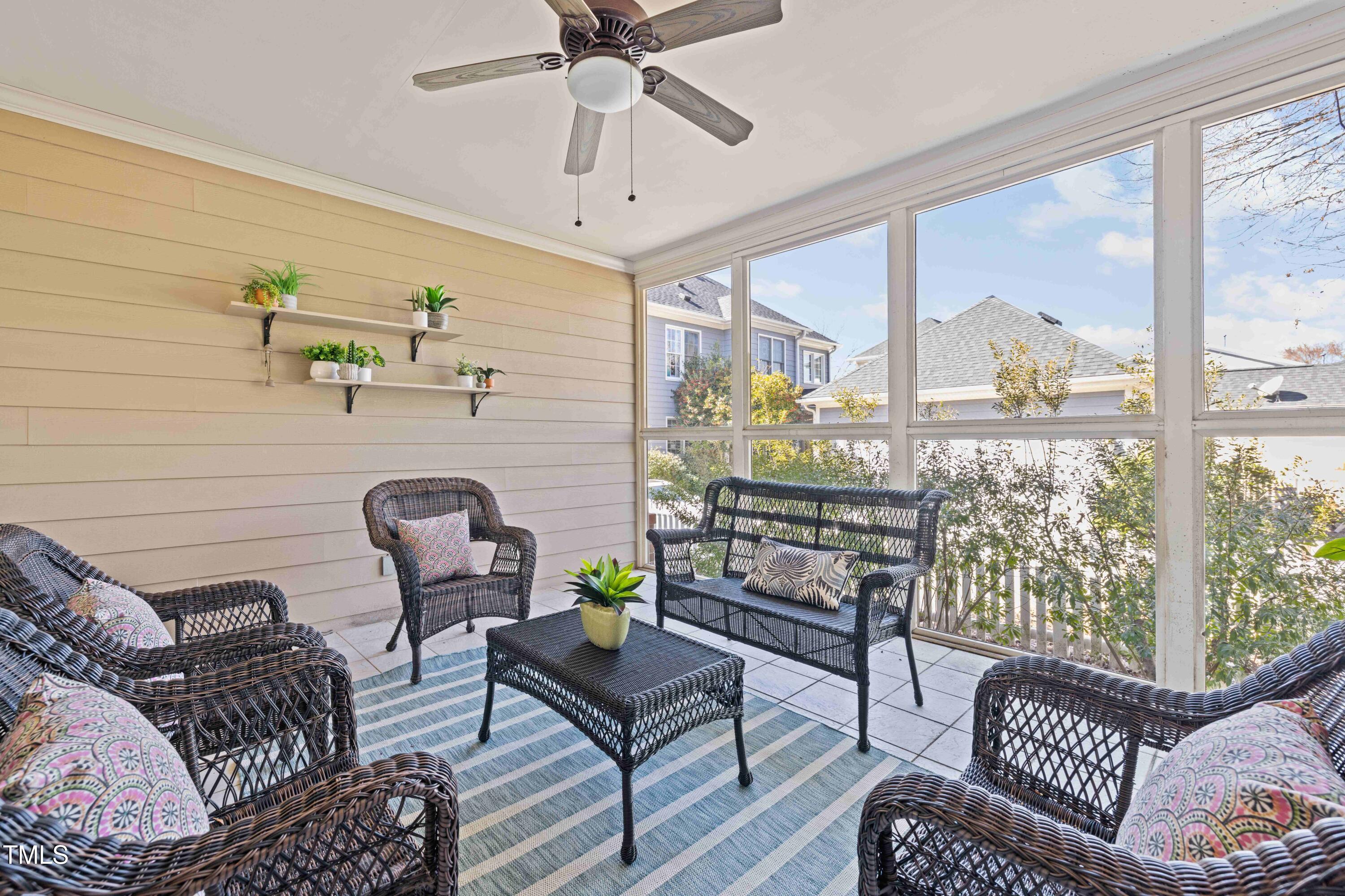 10040 Ward Chapel Hill, NC 27517 - Photo 54 of 56 a living room with furniture and a large window