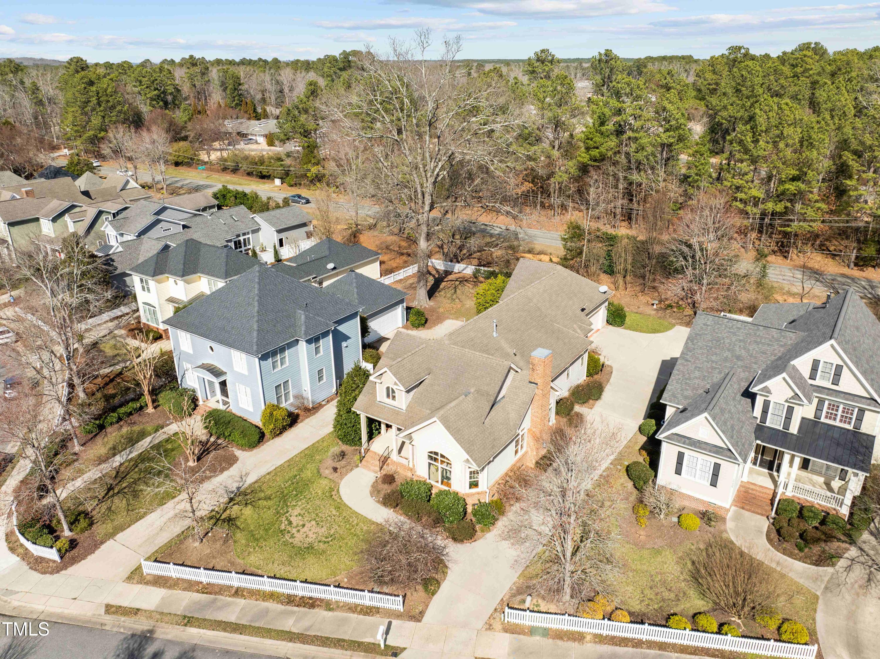 10040 Ward Chapel Hill, NC 27517 - Photo 55 of 56 an aerial view of residential houses with outdoor space