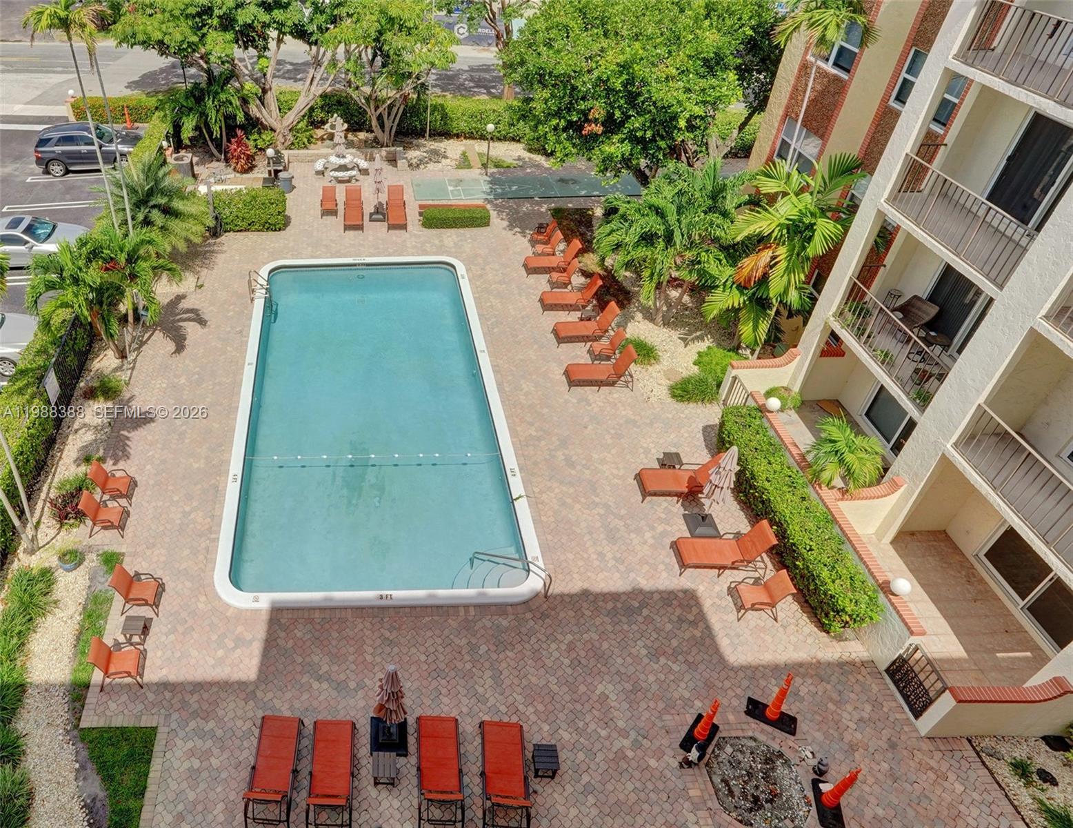 400 North Riverside Drive, Unit 214 Pompano Beach, FL 33062 - Photo 26 of 67 an aerial view of a house with a yard
